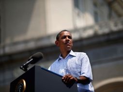 Obama criticó en camapaña a Romney por impulsar ideas económicas que, según él, se han intentado previamente sin éxito. AFP  /