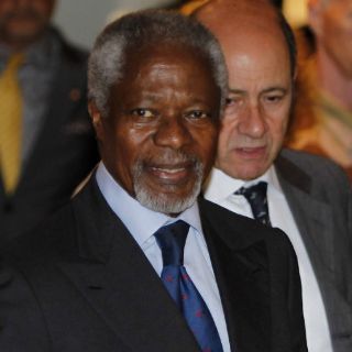 Kofi Annan llega a Damasco