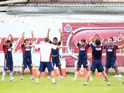 Los jugadores del Rebaño realizaron trabjo ligero para cerrar su semana.  /