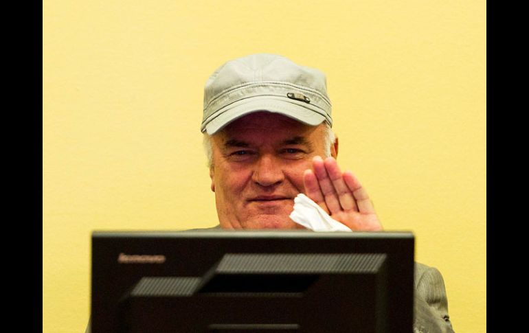 El juicio al ex líder militar serbobosnio Ratko Mladic se reanudó hoy en el Tribunal Penal Internacional. ARCHIVO  /