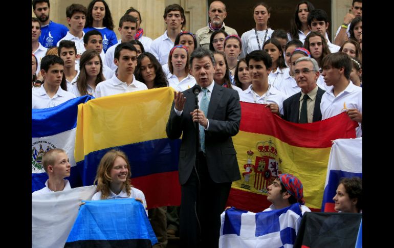 Santos valoró el carácter iberoamericano de la Ruta Quetzal. EFE  /