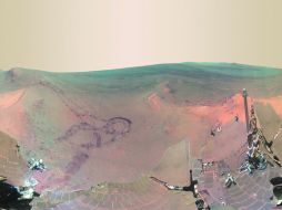 La NASA presentó dicha panorámica como “lo más cercano a estar” en el planeta rojo. REUTERS  /
