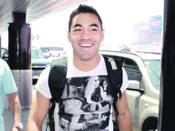 Marco Fabián salió temprano de Guadalajara rumbo a la Ciudad de México para reunirse con el resto del equipo tricolor.  /