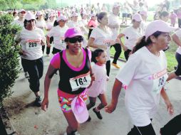 ANIMADAS. Hubo una gran respuesta por parte de las participantes de la rama femenil.  /