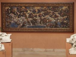 Privilegiados visitantes podrán contemplar el proceso de restauración del cuadro de Tintoretto. ESPECIAL  /
