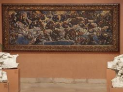 Privilegiados visitantes podrán contemplar el proceso de restauración del cuadro de Tintoretto. ESPECIAL  /