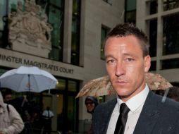 El seleccionado inglés se presentó en la Corte de Magistrados de Westminster, por proferir insultos racistas. AFP  /