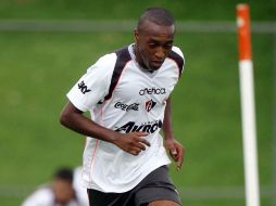 Bolaños, en entrenamiento con su nuevo equipo. MEXSPORT  /