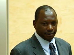 El ex líder rebelde congolés Thomas Lubanga atiende la sentencia pronunciada por la Corte Penal Internacional en la Haya. EFE  /