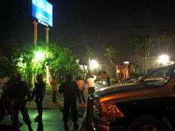 Apenas la madrugada de este martes, una granada estalló en la sucursal de El Norte de La Silla, al sur de NL. EL UNIVERSAL  /