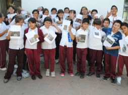 Alumnos del grupo de 5ª 'A' de la escuela Urbana 567 'Blanca' turno matutino.  /