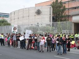 Manifestantes en las inmediaciones del TEPJF expresan su inconformidad por el resultado de las elecciones del 1 de julio. NTX  /