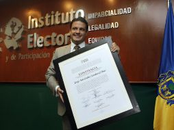 Alfaro expuso que a más tardar el sábado, presentarán una impugnación de la elección para elegir Gobernador, y que ganó Aristóteles.  /