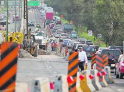 Las restricciones viales afectan la zona de las avenidas Juan Palomar y avenida Del Servidor Público.  /