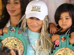 La ''Barbie'' Juárez es considerada por especialistas y público la mejor boxeadora del mundo. MEXSPORT  /