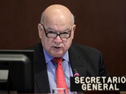 Secretario general de la OEA, José Miguel Insulza. AP  /