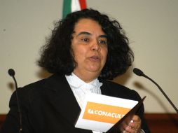 Consuelo Sáizar aplaudió la apuesta del gobierno de Durango ''por la cultura''. ARCHIVO  /