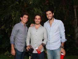 EL CUMPLEAÑERO. Mel Cruz, Jos Álvarez y Héctor Cruz.  /