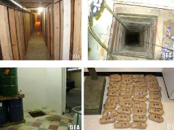 Autoridades federales y estatales anunciaron hoy el descubrimiento de un sofisticado narcotúnel en San Luis, Arizona. EFE  /