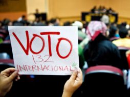 Con la presencia de 115 instituciones educativas y 178 voceros de asambleas locales comenzó la sexta asamblea de #YoSoy132. ARCHIVO  /