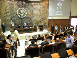 De acuerdo con un reporte del organismo estatal, el Congreso local no ha reportado por concepto de cuotas patronales 31.5 mdp. ARCHIVO  /