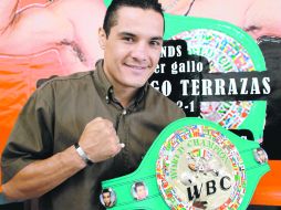 SIN MIEDO. Víctor Terrazas quiere enfrentar a rivales de renombre en su división.  /