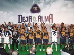 Los jugadores dijeron en la presentación que portarán con orgullo la nueva imagen puma. EL UNIVERSAL  /
