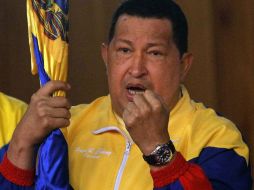 Chávez indicó que se trata de un texto falso que demuestra que Capriles es un enmascarado. EFE  /