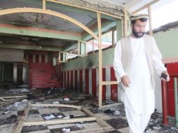 Imagen del hotel donde ocurrió el atentado; uno de los muertos fue Ahmad Khan Samangani, el ''señor de la guerra''. EFE  /
