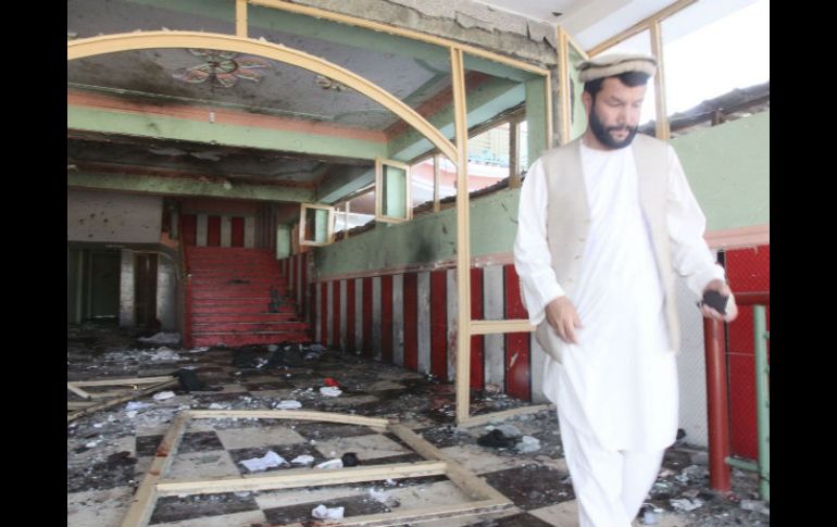 Imagen del hotel donde ocurrió el atentado; uno de los muertos fue Ahmad Khan Samangani, el ''señor de la guerra''. EFE  /