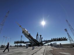 Según el Centro de Control de Vuelos Espaciales de Rusia, la Soyuz se acoplará dos días después a la plataforma orbital. AFP  /