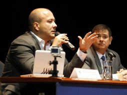 Hugo Luna, representante del Movimiento Ciudadano, argumenta que existió ''guerra sucia'' en contra de su candidato Enrique Alfaro.  /