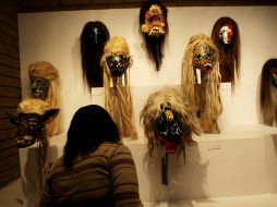 HISTORIA. Por tercer año el recinto cultural ha expuesto las máscaras bajo el nombre de Mundo Tastoán  /