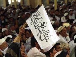 Se incrementan manifestaciones en contra de la violencia en Siria, como ésta en Afganistán. EFE  /