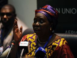 El presidente de Sudáfrica, Jacob Zuma, se mostró muy feliz al saber que su ex esposa como líder de la UA. AFP  /