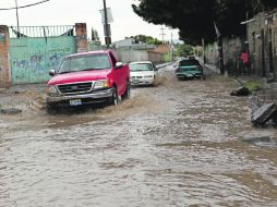 Así lució tesistán ayer por la tarde, tras las lluvias.  /