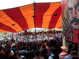 La Convención Nacional contra la Imposición en San Salvador Atenco anunció una serie de manifestaciones contra Peña Nieto. ARCHIVO  /
