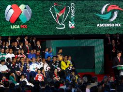 La nueva Liga MX y Liga MX de Ascenso del futbol mexicano fueron presentadas hoy. NTX  /
