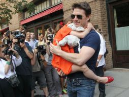 El actor llegó a primera hora de este martes a Nueva York, procedente de California. AFP  /