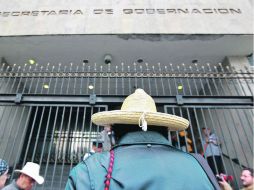 Una delegación de comuneros se reunió con el subsecretario de Gobernación para hablar sobre los actos delictivos. NTX  /