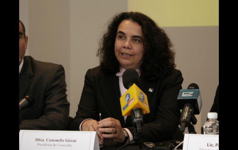 La directora del Consejo Nacional para la Cultura y las Artes (CONACULTA), Consuelo Sáizar. ARCHIVO  /