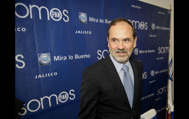 Gustavo Madero, presidente del PAN, aseguró que apoyará a su partido con las medidas que sean necesarias.  /