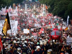 Miles de ciudadanos españoles se manifestaron en Madrid. REUTERS  /