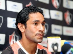 Ponce, en conferencia de prensa luego del entrenamiento de hoy en Atlas Colomos.  /