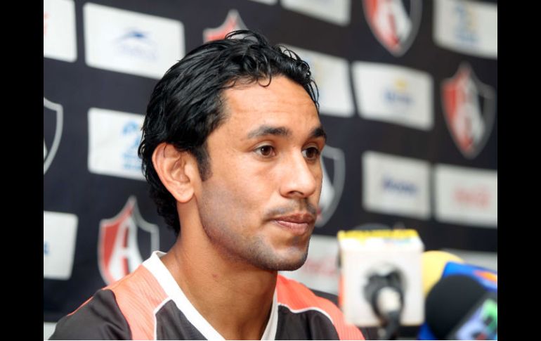 Ponce, en conferencia de prensa luego del entrenamiento de hoy en Atlas Colomos.  /