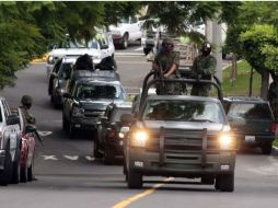 Los militares lograron capturar a siete presuntos culpables, que se habían internado en la sierra. ESPECIAL  /