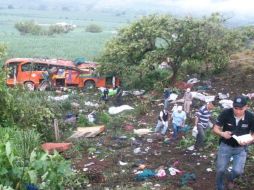 Personal de socorro y rescate aún laboraba en el lugar, por lo que la información sobre víctimas aún es preliminar. REUTERS  /