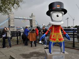 La capital británica ya engalana sus principales escenarios para recibir los Juegos Olímpicos. EFE  /