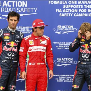 Formación de salida del Gran Premio de Alemania de Fórmula Uno