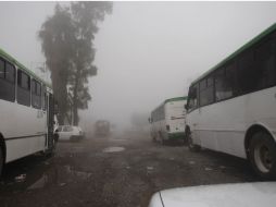 Colonias como Lomas de Oblatos y Jardines de la Barranca amanecieron con nubes este domingo.  /